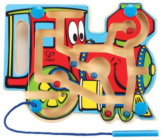 Дървена игра Hape - Локомотив