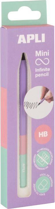 Графитен молив Apli Infinite Mini - Mauve