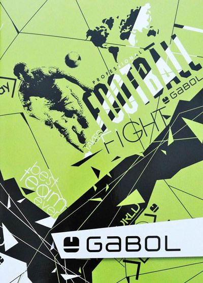 Тетрадка Gabol А5, 40 листа с широки редове, за момчета