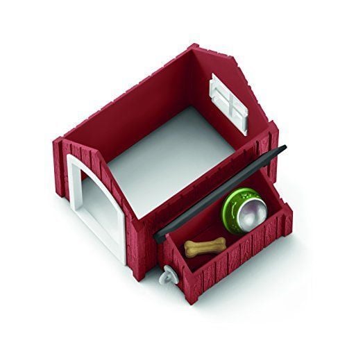 Комплект Schleich: Момиче с куче и колибка