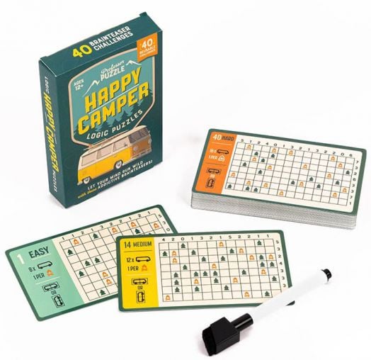 Логическа игра Professor Puzzle: Happy Camper