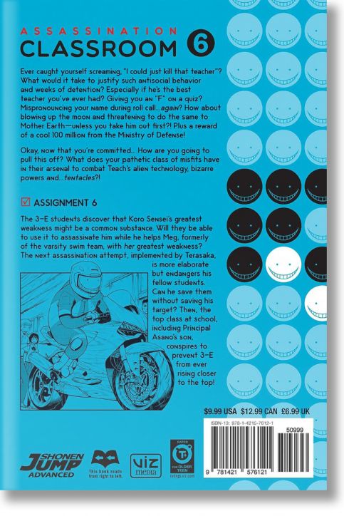Assassination Classroom, Vol. 6