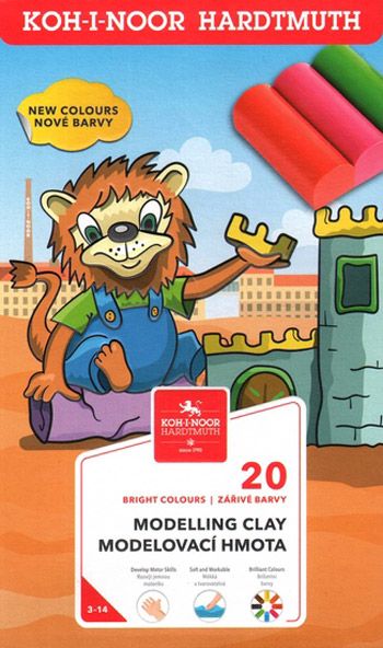 Пластилин Koh-i-Noor, 20 цвята