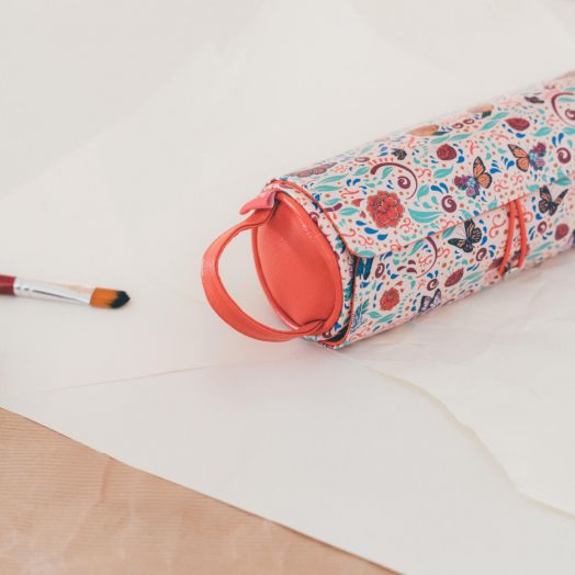 Навиващ несесер Frida Kahlo Viva La Vida Roll Up