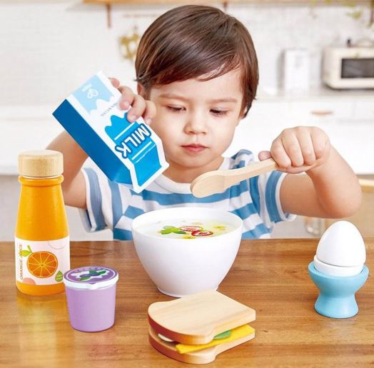 Дървен комплект Hape - Закуска