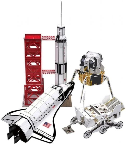 3D пъзел Cubic Fun National Geographic - Космическа мисия, 80 части