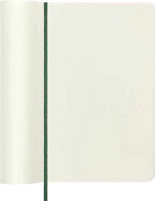 Класически тефтер Moleskine Classic Myrtle Green с меки корици и нелинирани страници