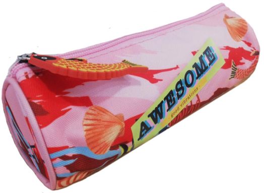 Кръгъл ученически несесер Awesome Sea