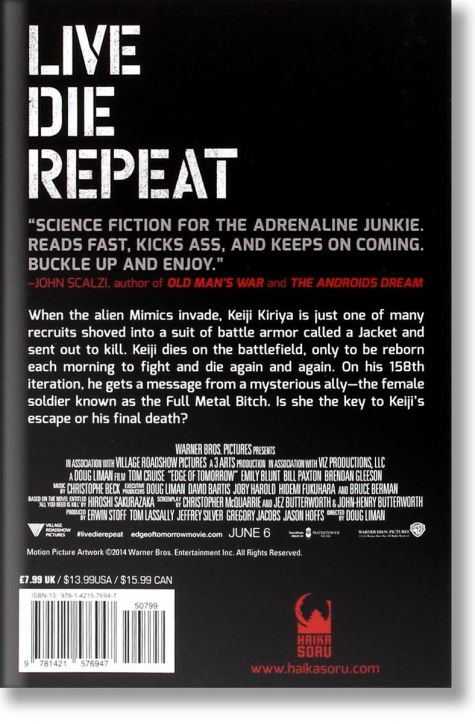 Edge of Tomorrow Film Tie-In