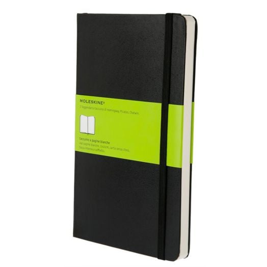 Голям тефтер Moleskine Classic с бели нелинирани листа