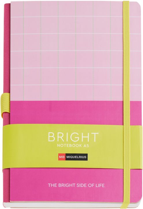 Тефтер Miquelrius Bright A5, розов