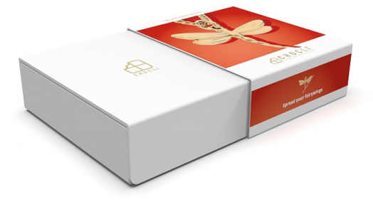 Колие с медальон Chocli - Dragon Fly