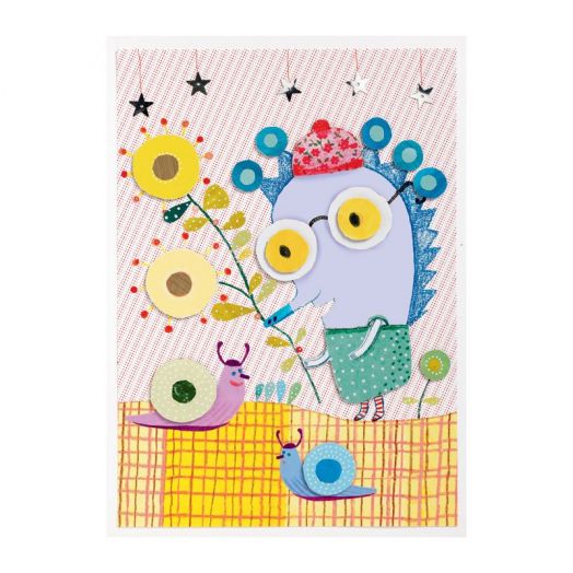 Комплект за рисуване с колажи Djeco - So Pop