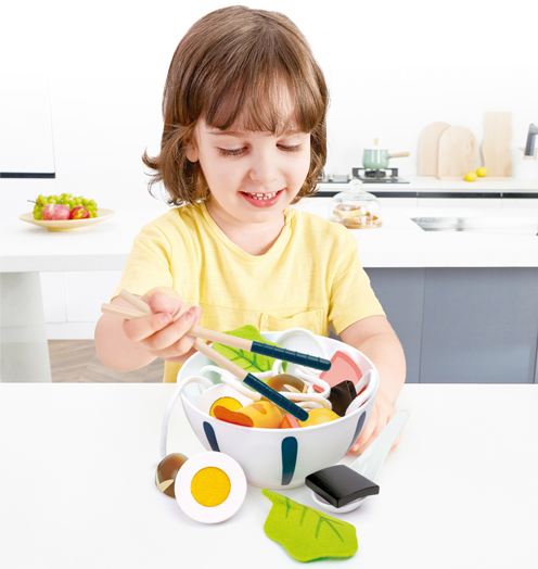 Дървен готварски комплект Hape - Super Udon