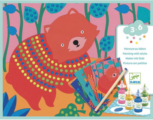 Комплект за оцветяване Djeco: Животни