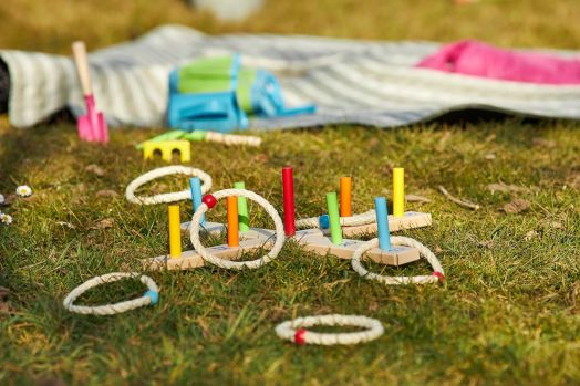 Детска игра с въжени рингове Goki