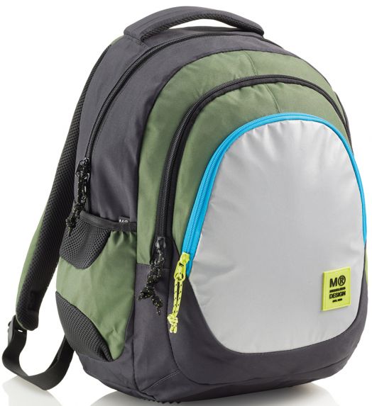 Ергономична раница Miquelrius Rider Green с две отделения и USB порт, 30 л.