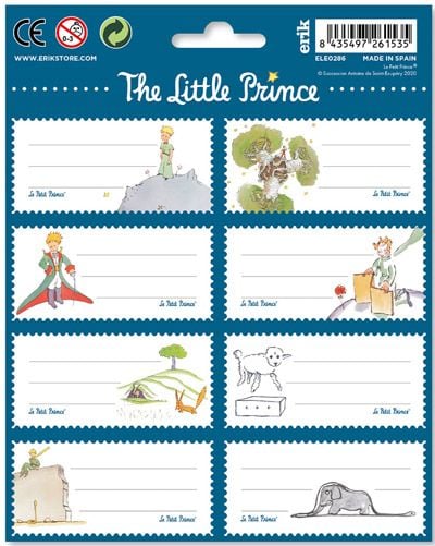 Ученически етикети The Little Prince, 16 бр.