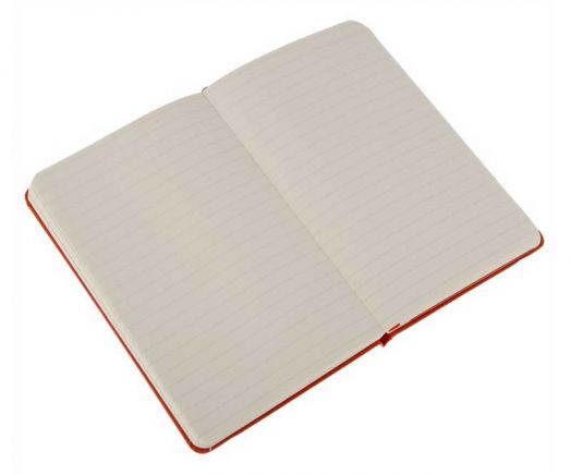 Джобен червен тефтер Moleskine Classic, линиран
