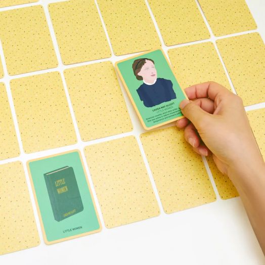 Мемори игра Kikkerland - Велики жени писателки