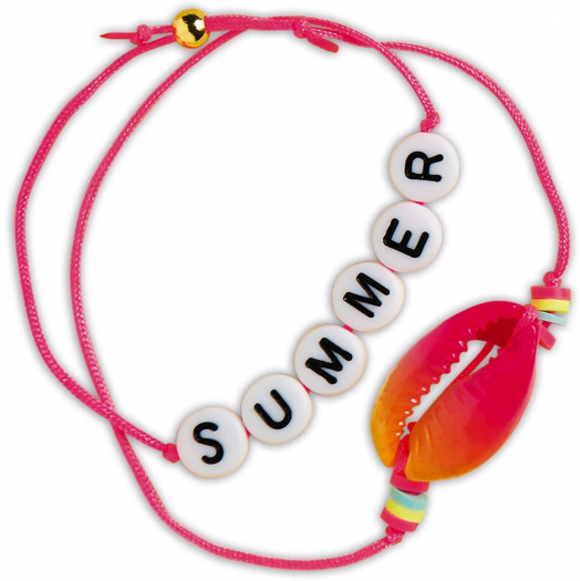 Креативен комплект Janod - Направи си бижута с послания