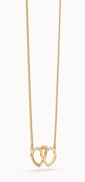 Колие с медальон Chocli - Connected Hearts