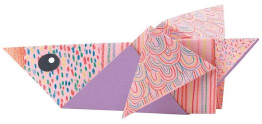 Комплект за оригами Djeco: Полярни животни