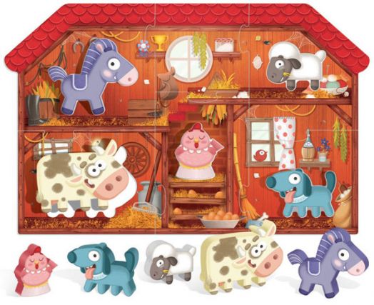 Образователен пъзел Headu - Моят първи: Ферма