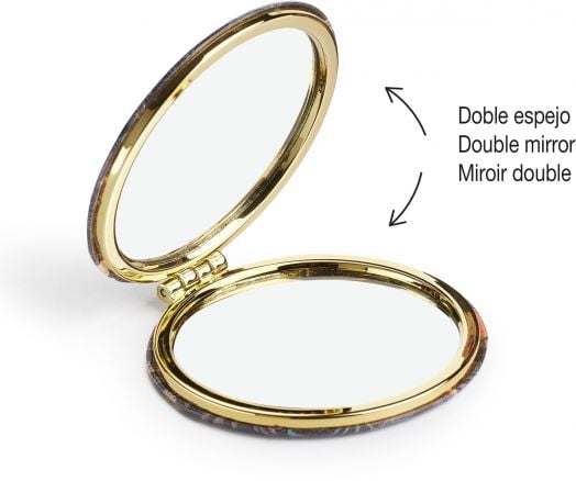 Джобно огледало Miquelrius British Bloom