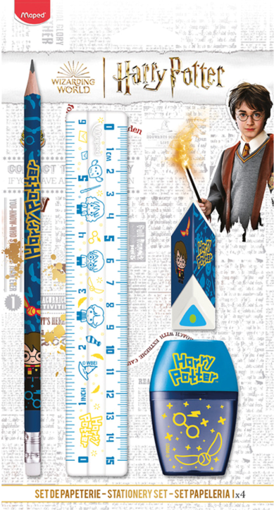 Ученически комплект Maped Harry Potter, 4 части