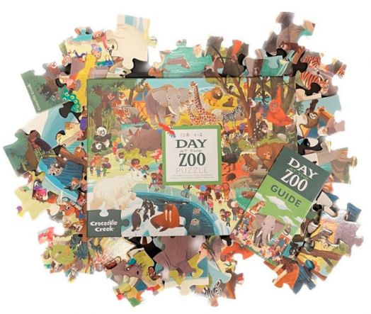 Пъзел Crocodile Creek - Day at the Zoo, 72 части