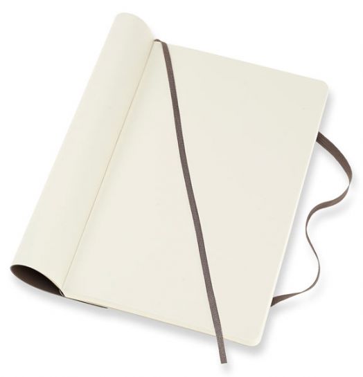 Класически кафяв тефтер Moleskine Classic Earth Brown с меки корици и нелинирани страници