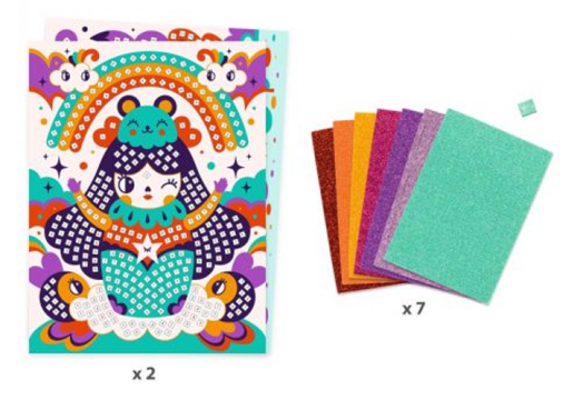 Мозайка Djeco: Kokeshi