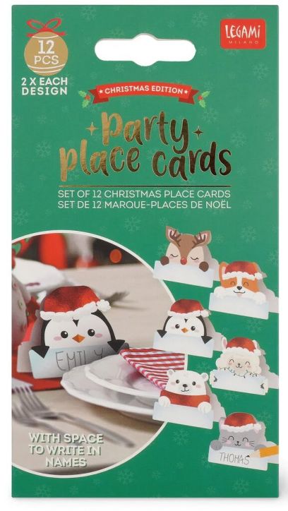 Коледни табелки за маса Legami