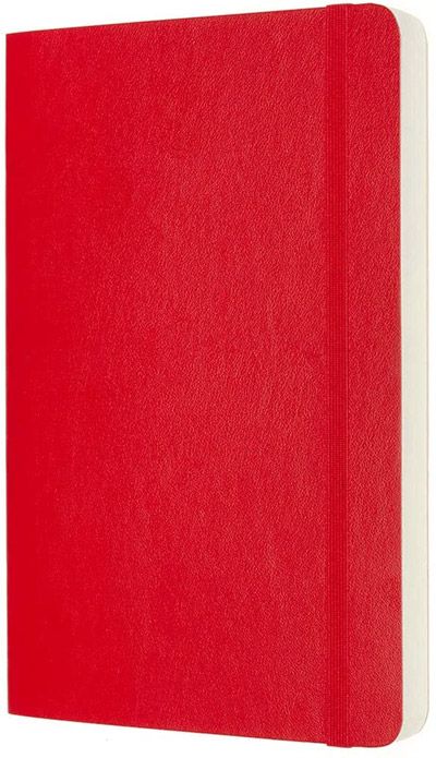 Класически тефтер Moleskine Expanded Red с меки корици и нелинирани страници