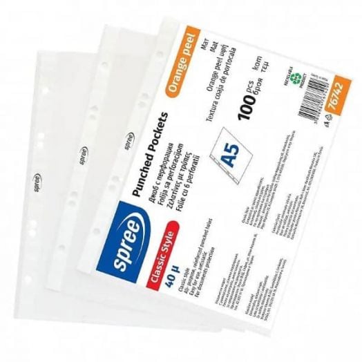 Джоб за документи Spree А5 с перфорация - 100 броя, мат