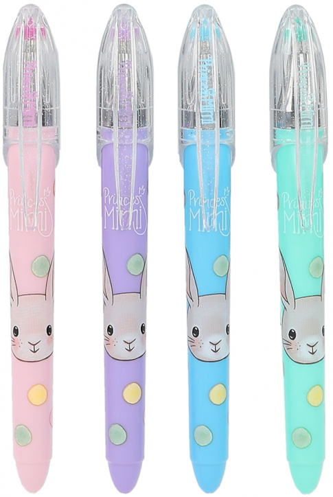 Комплект гел химикалки Princess Mimi, 4 цвята