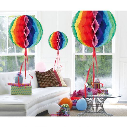 Хартиена декорация Folat - Дъга, 3 бр.