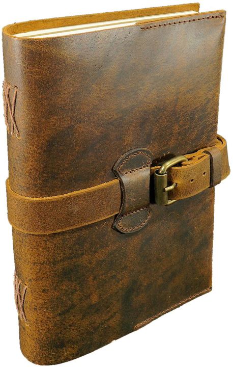 Кожен тефтер Lamali Enki, 16 х 24 см.