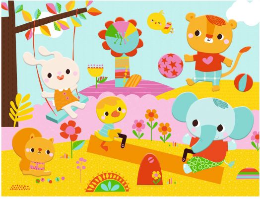 Колажи за най-малките Djeco - Денят