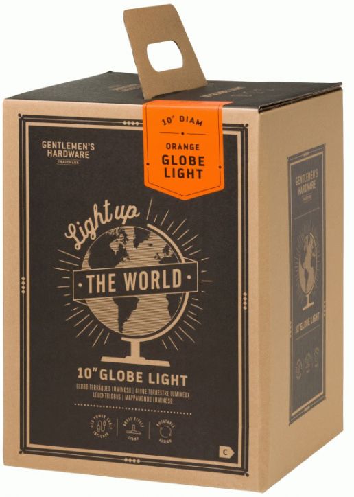 Светещ глобус Gentlemen's Hardware, 25 см.