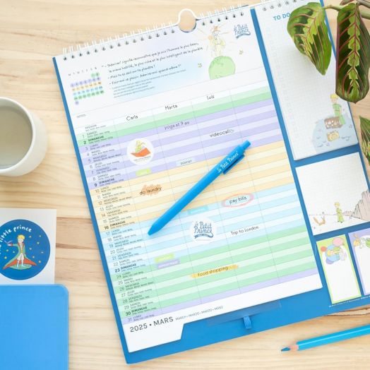 Планер-пад Grupo Erik The Little Prince за 16 месеца - септември 2024 / декември 2025 година