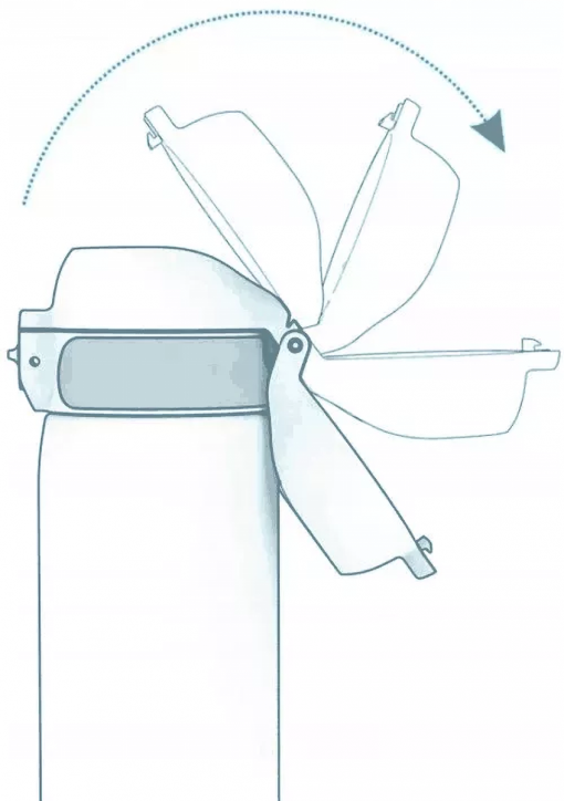 Бутилка за вода Ion8 - Котета, 350 мл.