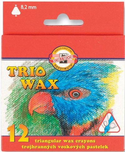 Восъчни пастели Koh-I-Noor, 12 цвята