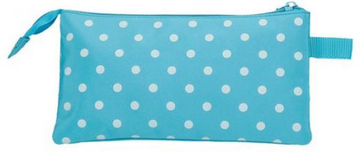 Несесер Pepe Jeans Minnie Rainbow Sky Blue с три отделения, син