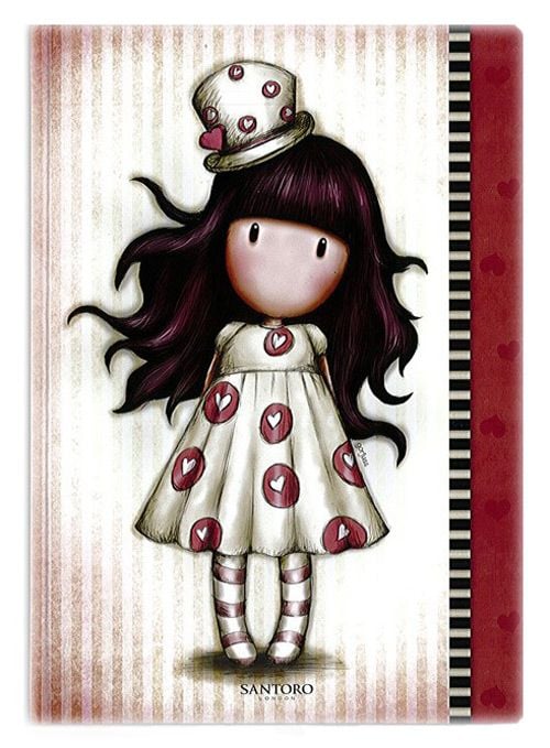 Тетрадка Gorjuss А4, 96 листа с широки редове