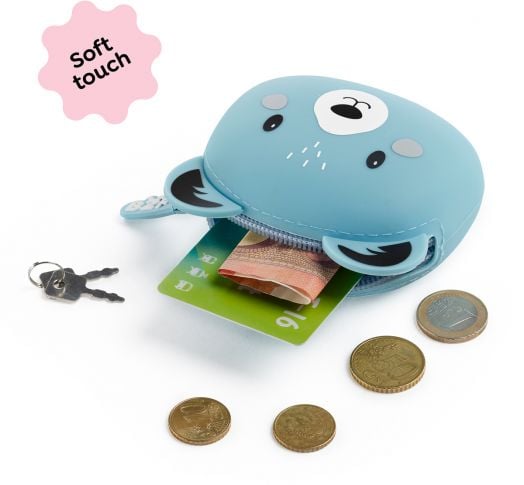Силиконово портмоне за монети Miquelrius Back2Fun - Мече