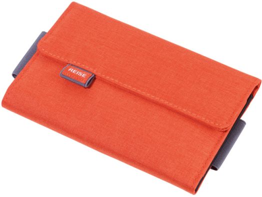 Калъф за документи Troika Reisebüro, оранжев