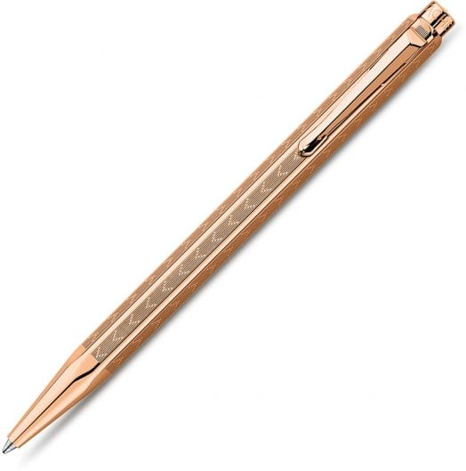 Химикалка Caran d'Ache Ecridor Chevron Rose Gold