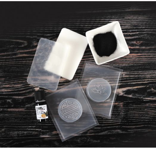 Комплект за правене на сапуни Graine Creative с въглен